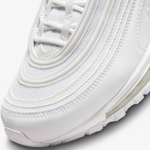 Size 4,5 GS) - Nike Air Max 97 Low White Metallic Silver - Picture 5 of 11